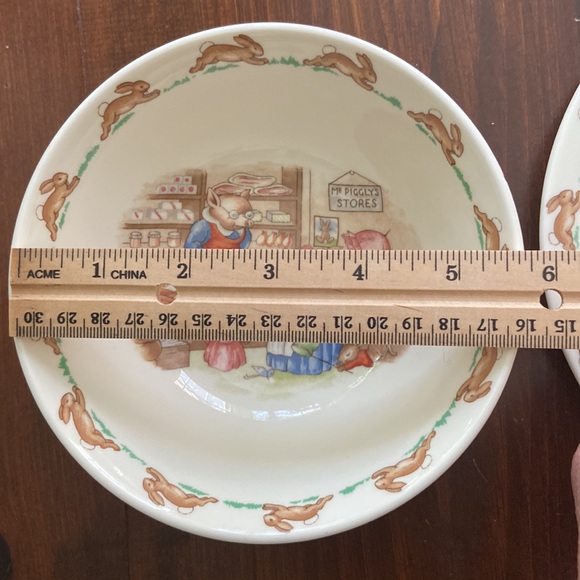 Bunnykins plate and bowl set - Picture 7 of 8